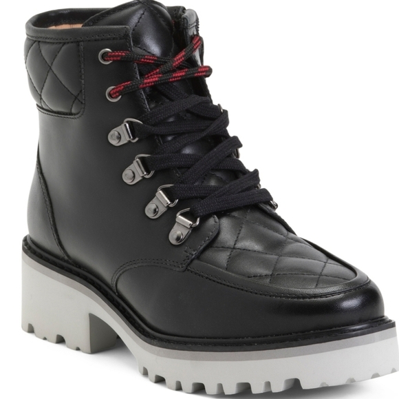 Johnston & Murphy Shoes - 🖤🔹️Johnston & Murphy🔹️ Black Quilted Made In Brazil Hiker Combat Boots